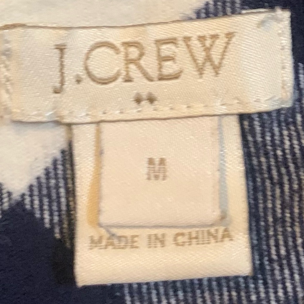 J. Crew Factory Plaid 1/4 Zip Shirt Medium - Picture 4 of 5